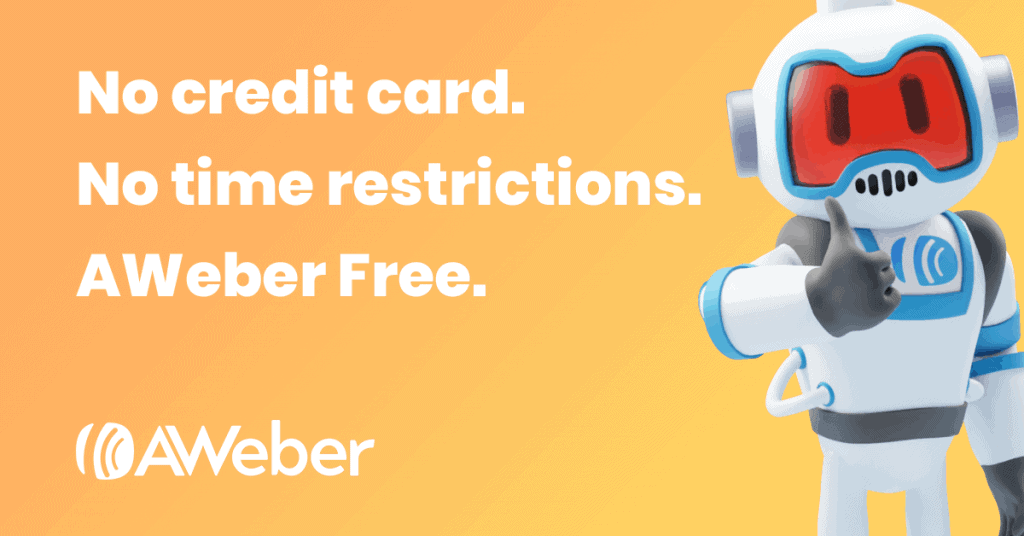 Aweber free account banner